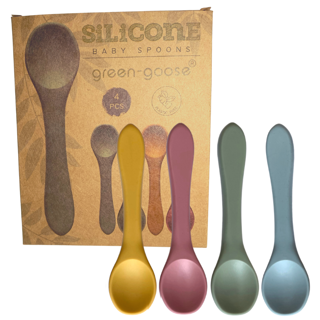 green-goose Baby Spoon Set | 4 pieces