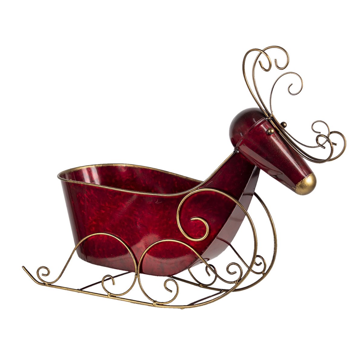 Storage basket Reindeer Red 46x20x43 cm