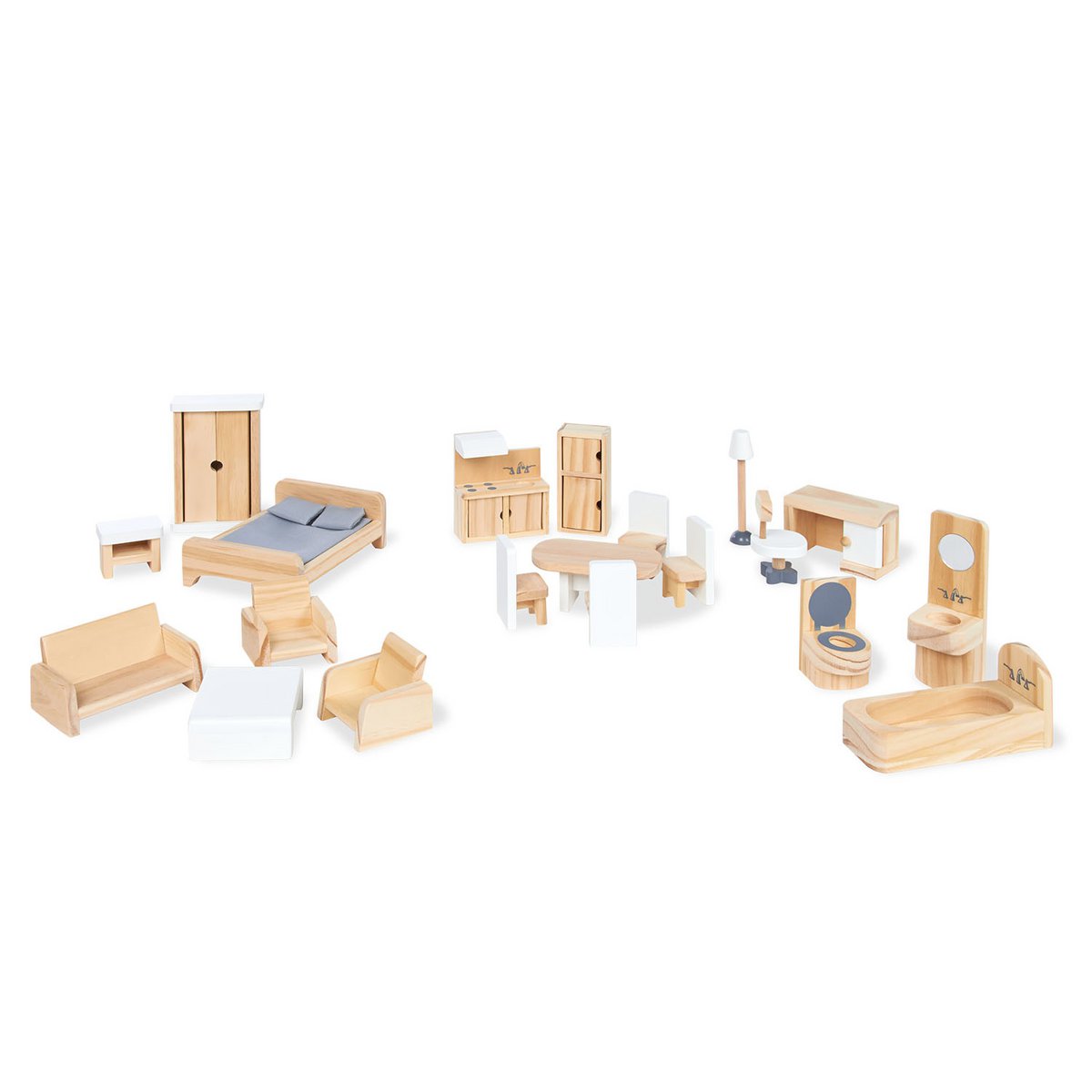Doll’s house furniture, 20 parts